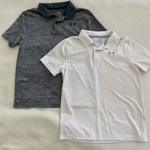Under Armour performance polo golf shirts YOUTH L